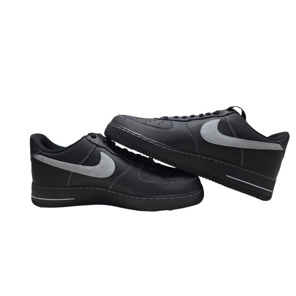 Men\'s Nike Air Force 1 \'07 LV8 Black/Wolf Grey-Black-Black (HQ2037 006) Sz 13 main image 5